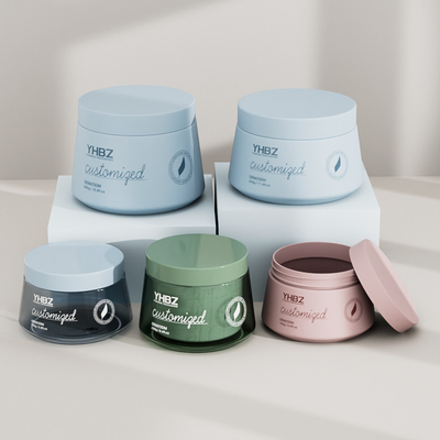 Matte Plastic Cream Jar 150ml 250ml 350ml 500ml Empty Cream Containers