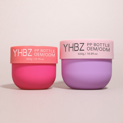 Wholesale Butter Cream Jar 50/75/100/150/200/300/500g Wide Mouth Round Body Scrub Containers