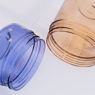 100g 200g Plastic Packaging Jars Eco-Friendly Cosmetic Plastic Jar With Lid