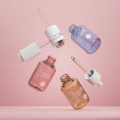 Wholesale Oil Serum Bottle With Dropper 50ML Plastic Essential Oil Bottle