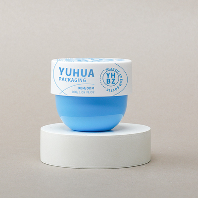 30ml 50ml Plastic Cosmetic Jar Eco Friendly Pp Body Butter Cream Jar With Flip Cap Jar
