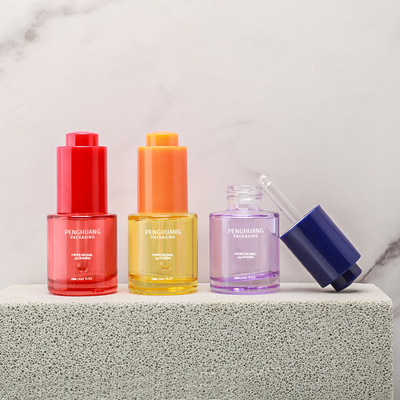 Custom 20ml Luxury Essential Oil Glass Bottle Packaging Serum Bottle With Dropper