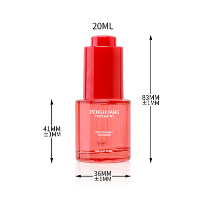 Custom 20ml Luxury Essential Oil Glass Bottle Packaging Serum Bottle With Dropper