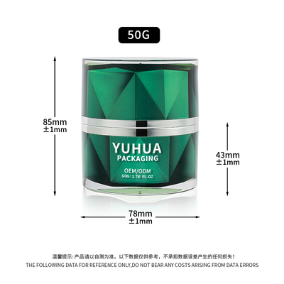 Round Shape Plastic Cream Jar for Customized Beauty Packaging Solutions