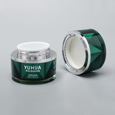Round Shape Plastic Cream Jar for Customized Beauty Packaging Solutions