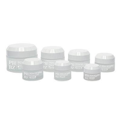 Factory Direct Cream Glass Jars 5-100g Skincare Packaging Container Glass Cosmetic Jar