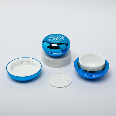 Custom Cosmetic Jar 30g 50g Luxury Screw Top Plastic Cream Jar For Skincare Packaging
