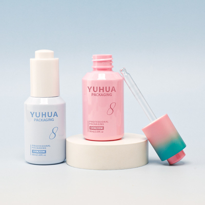 Round Oil Serum Bottle with Logo According To Customer Requirements