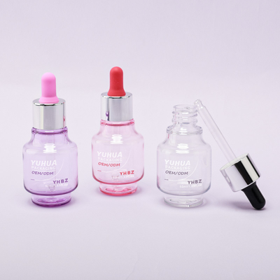 50ml Capacity Serum Dropper Bottles with Customized Silk Screen/Hot Stamping/Labeling Printing Time 15-20 Days