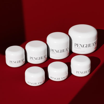 White/Transparent/Custom Glass Cream Jar Perfect for Your Luxury Skincare Line