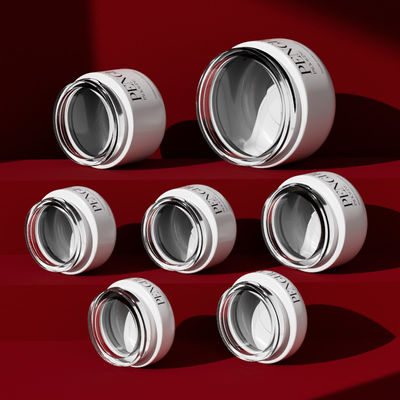 White/Transparent/Custom Glass Cream Jar Perfect for Your Luxury Skincare Line