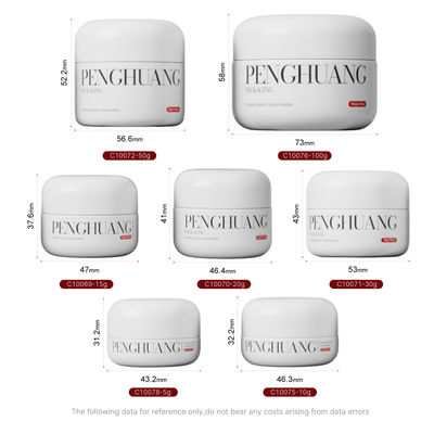 White/Transparent/Custom Glass Cream Jar Perfect for Your Luxury Skincare Line