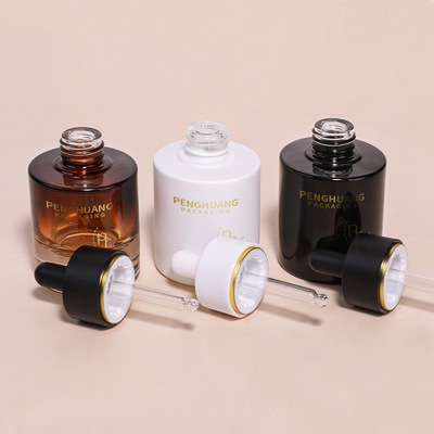 Transparent Glass Serum Dropper Bottles for Custom Skincare Requirements