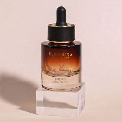 Transparent Glass Serum Dropper Bottles for Custom Skincare Requirements