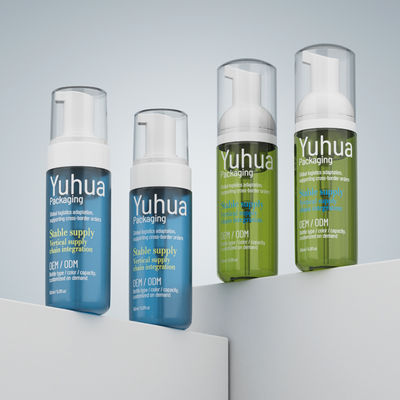 Clear Or Custom Plastic Foam Bottle Featuring Pump Cap and Silk Screen Printing Offering Durable Reusable Packaging for Liquid Products