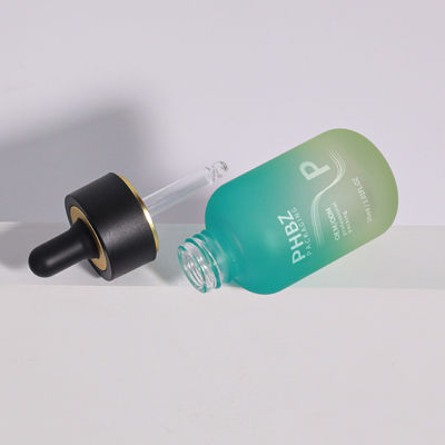30ml Glass Round Matte Dropper Bottle Oil Serum Bottle Designed for Skincare Essential Oils and Cosmetic Packaging Needs