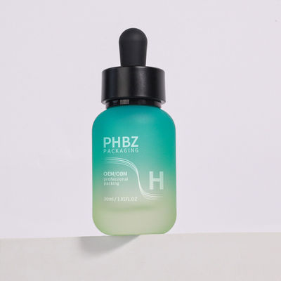 According To Customer Requirements Serum Dropper Bottles 30ml Glass Round Matte Dropper Bottle Cap Type Durable And Packaging Option