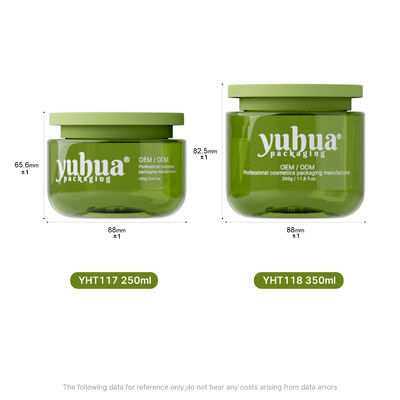 Clear or Color Custom Plastic Cream Jar Round Shape Ideal for Cosmetic Creams Skincare Lotions and Beauty Packaging Needs