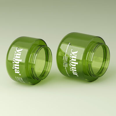 Clear or Color Custom Plastic Cream Jar Round Shape Ideal for Cosmetic Creams Skincare Lotions and Beauty Packaging Needs