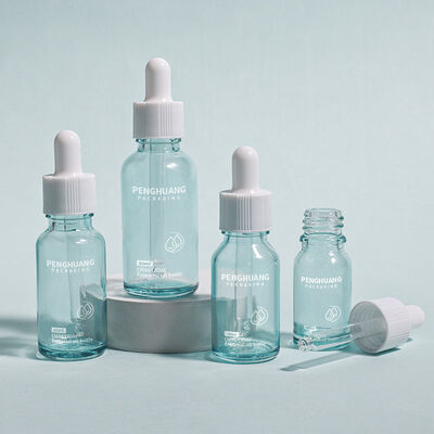 Glass Oil Dropper Glass Bottle Logo Custom Smooth Container Designed for Essential Oils Serums and Cosmetic Applications
