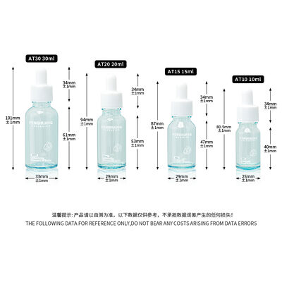 Logo Custom Round Serum Oil Bottle Durable Leak Proof Design Suitable For Essential Oils Skincare And Cosmetic Packaging