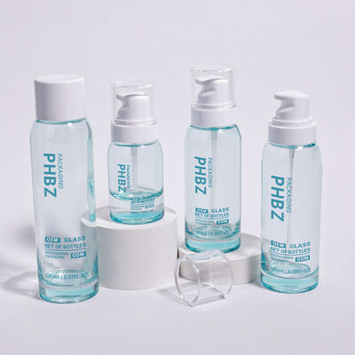 ODM OEM Accepted Round Luxury cosmetics packaging bottle suitable for high end creams serums and other beauty essentials