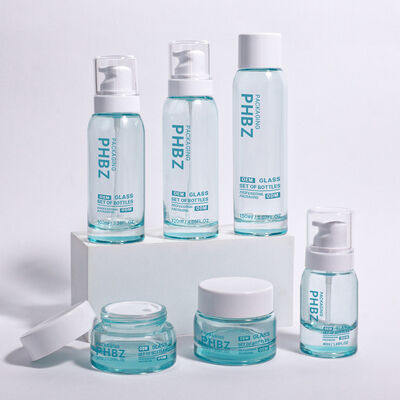 ODM OEM Accepted Round Luxury cosmetics packaging bottle suitable for high end creams serums and other beauty essentials