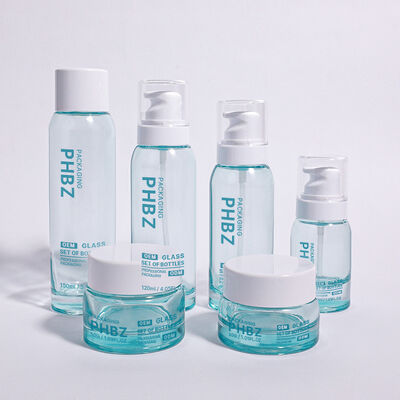 ODM OEM Accepted Round Luxury cosmetics packaging bottle suitable for high end creams serums and other beauty essentials