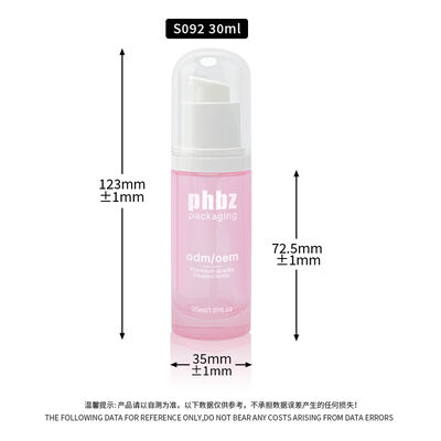 Glass Lotion Glass Bottles Featuring Pump Accessary Sturdy Glass Bottle Material Designed for Skincare and Beauty Lotions