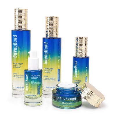 Coated Cosmetic Packaging Set Custom Round Packaging Solutions Providing Elegant Presentation and Protection for Cosmetics