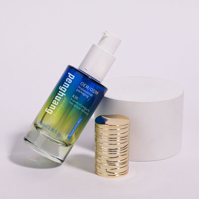 Coated Cosmetic Packaging Set Custom Round Packaging Solutions Providing Elegant Presentation and Protection for Cosmetics