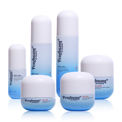 Glass Cosmetic Packaging Set Providing Silk Screen Printing Surface Handling with Custom Logo and Color Personalization