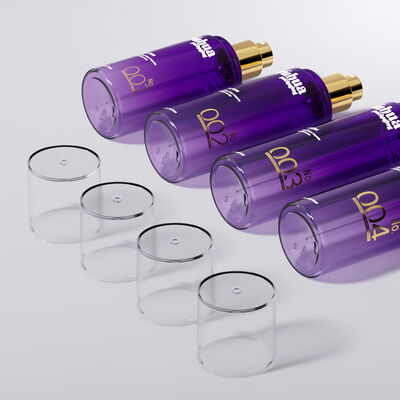 Cosmetic Packaging Set Plastic Bottles with Customized Logo Silk Screen and Hot Stamping Printing for Toner Lotion and Serum Storage