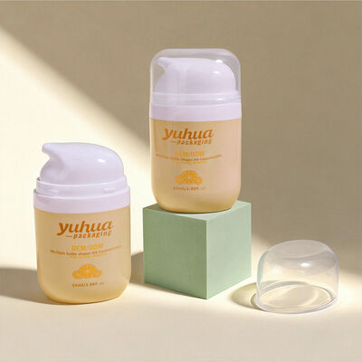 Plastic Lotion Bottle Made of PP Material with Airless Pump and Frosted Surface for Cosmetic Packaging and Liquid Storage