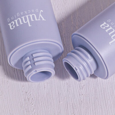 Recyclable Plastic Lotion Bottle with Airless Pump and Screw Cap for Cosmetic Serum Toner Packaging and Custom Logo Printing