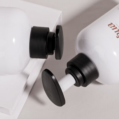 500ml Round PET cosmetic bottle made from recyclable material supporting sustainable packaging initiatives in cosmetics