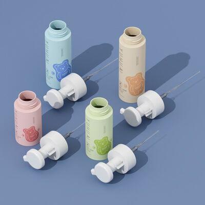 Plastic Packaging foam Bottles Suitable for Cosmetic Products Featuring Screw Cap Design and Silk Screen Printing Compatibility