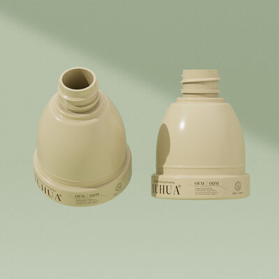 PE Base Material Plastic Lotion Bottle Featuring Silk Screen Printing and Hot Stamping Ideal for Personal Care Product Packaging
