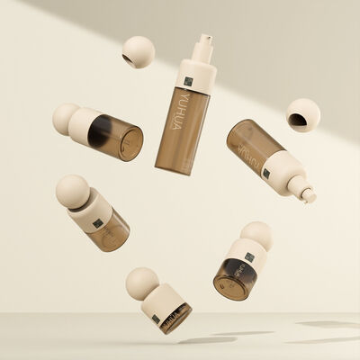 YHT177 plastic toner bottle featuring tube length order suitable for precise toner dispensing and toner cartridge refilling