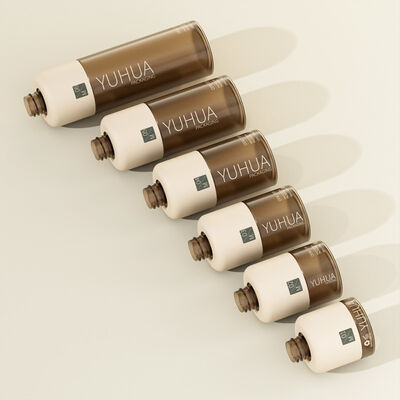 Amber Plastic Lotion Bottle YHT177 Moisturizing Lotion Container Leak Resistant Durable Packaging Suitable For Cosmetics
