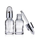 Empty 15ml 0.5oz Oil Dropper Glass Bottle Refill Portable Clear Bottle