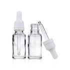20ml Wholesale Clear Glass Dropper Bottles-Essential Oil Makeup Cosmetic Containers