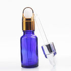20ml Cosmetic Container Blue Essential Oil Glass Dropper Bottle Manufacturers