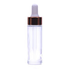 Clear Glass 15ml 0.5oz Serum Dropper Bottles Portable For Skin Care Liquids