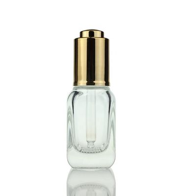 Face Serum Bottle Glass Dropper Cosmetic Eyelash Serum Bottle 30ml Makeup Supplier For Oil S028