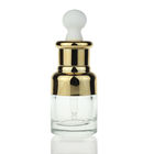 High Quality 20 Ml Bottles Skin Care Glass Essence Cosmetic Serum Dropper Bottle Gold Cap Essential Oil Bottle S032