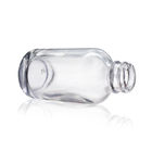 Round Shape Empty Essential Oil Bottles 30ml Clear Glass Dropper Bottles