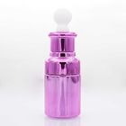 light smooth 100ml Glass Dropper Bottles Purple Painting with rubber head