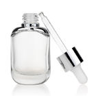 Skincare Package Serum Dropper Bottles Round 1 Oz Clear Glass Dropper Bottles
