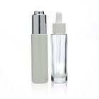 30ml Clear Slim Straight Glass Serum Dropper Bottle For Skin Care Essential Oils Sealed Bottles